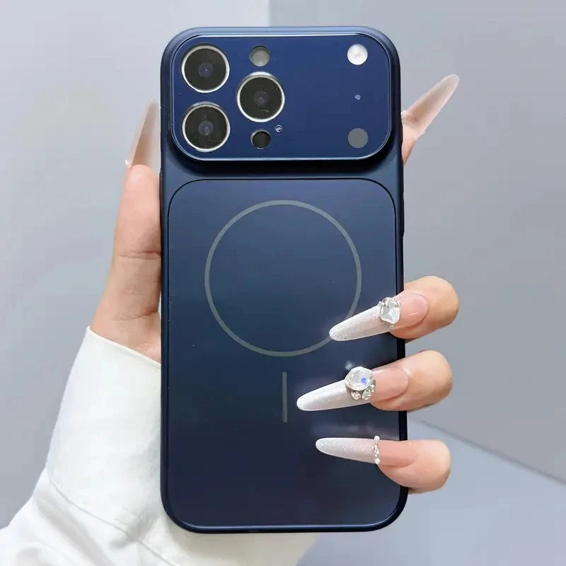 Magnetic Frosted Glass IPhone Case