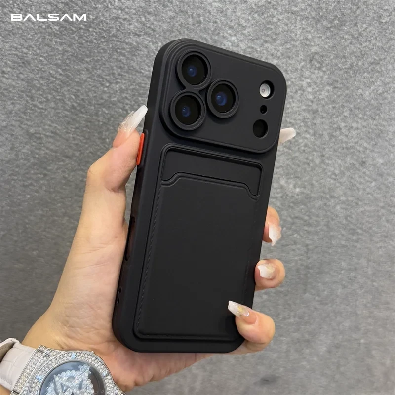 Silicone Card Holder iPhone Case