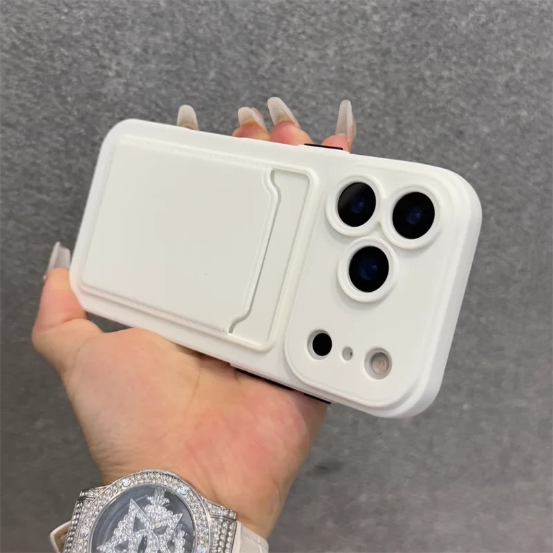 Silicone Card Holder iPhone Case