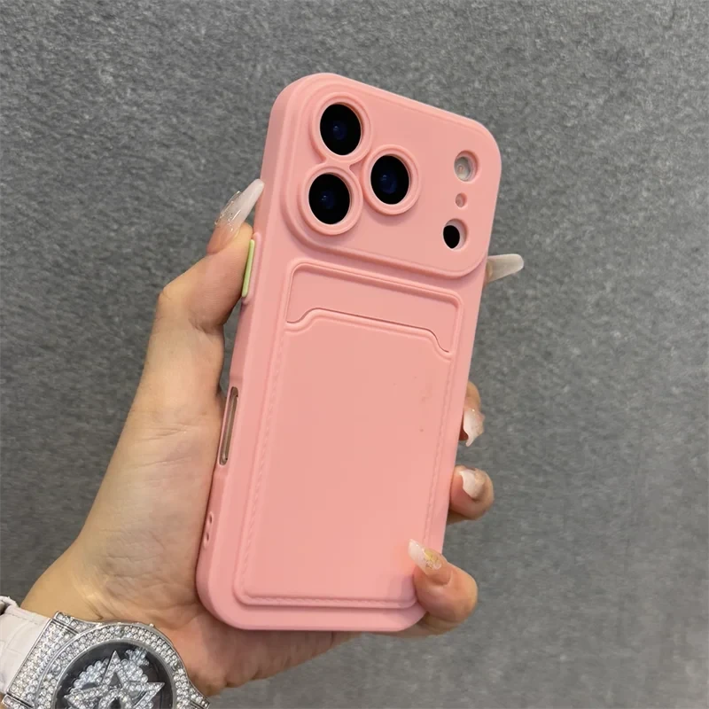 Silicone Card Holder iPhone Case