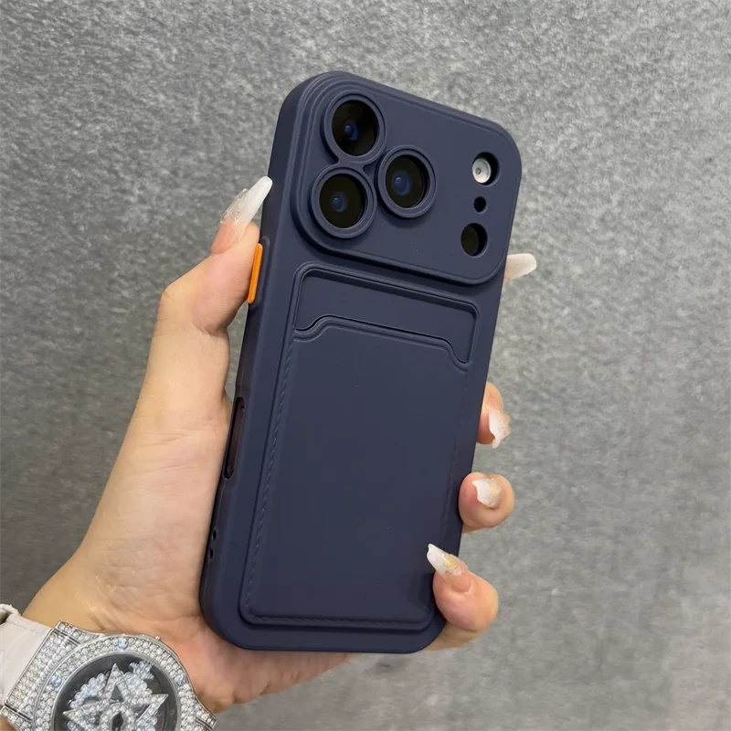 Silicone Card Holder iPhone Case