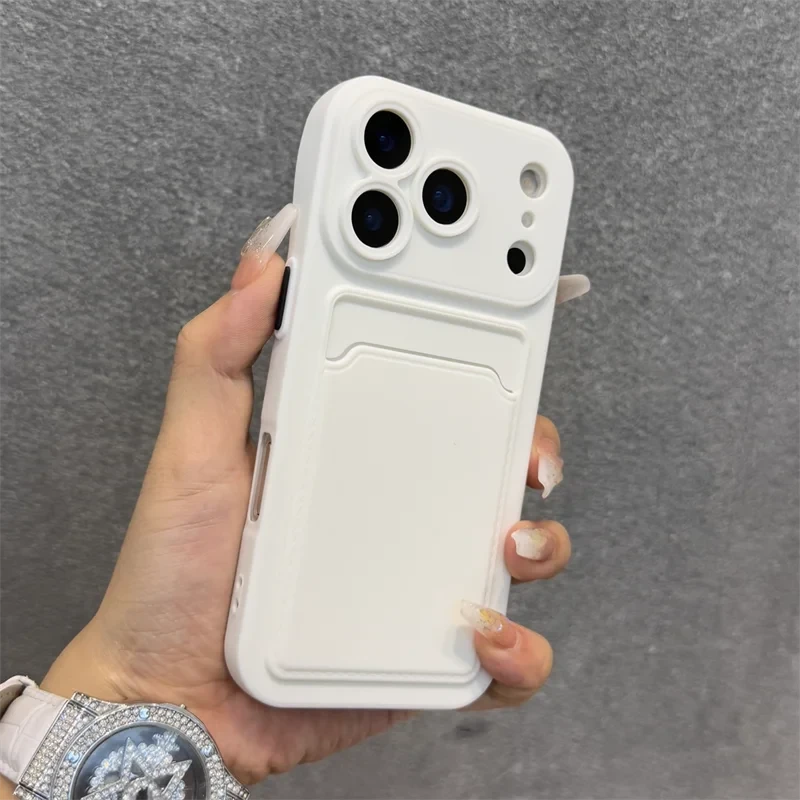 Silicone Card Holder iPhone Case