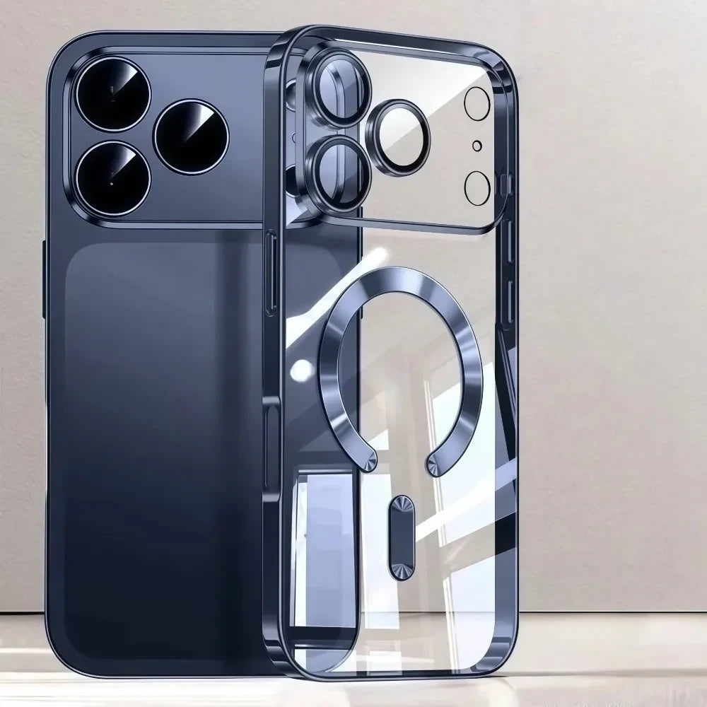 iphone 17 Magnetic Plating Phone Case