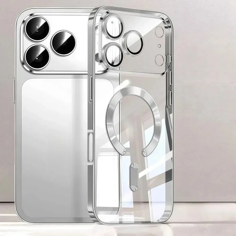 iphone 17 Magnetic Plating Phone Case
