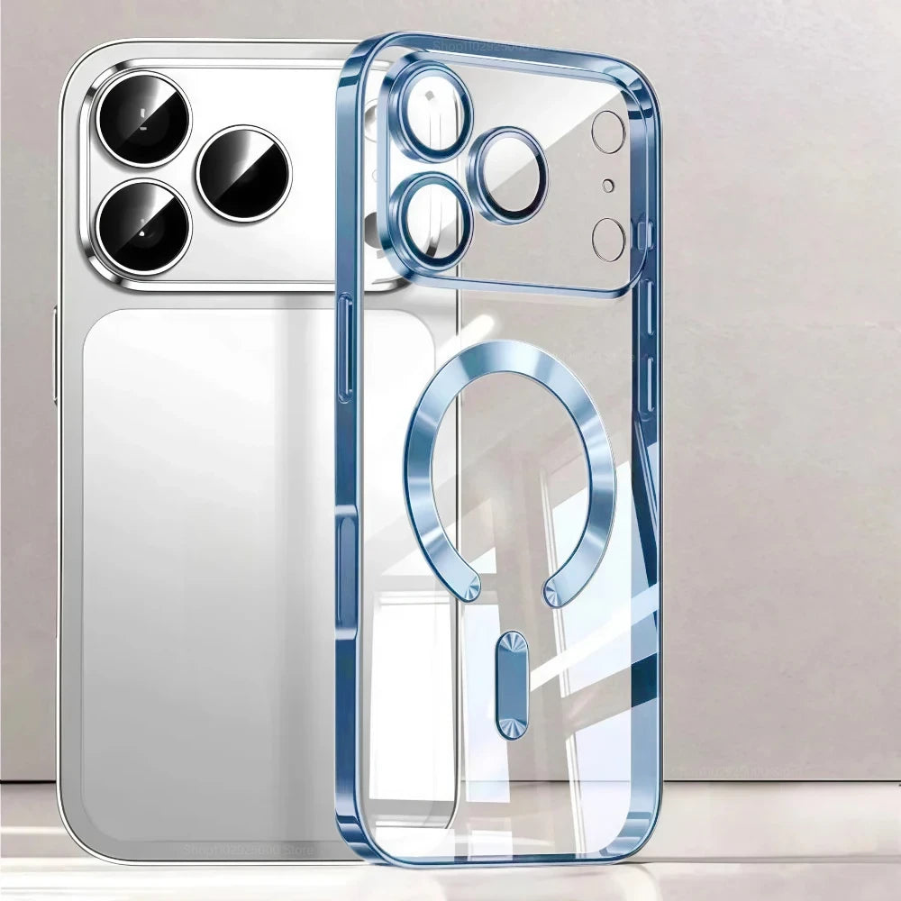 iphone 17 Magnetic Plating Phone Case