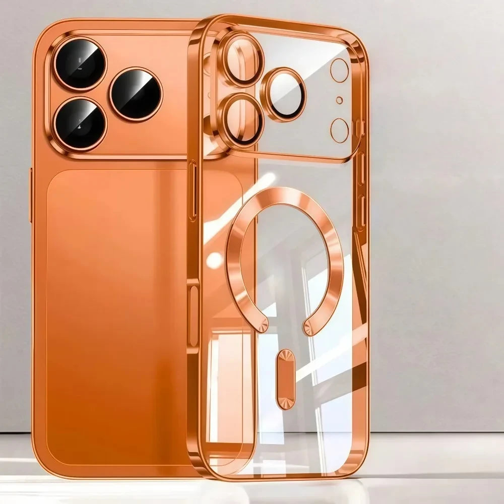 iphone 17 Magnetic Plating Phone Case