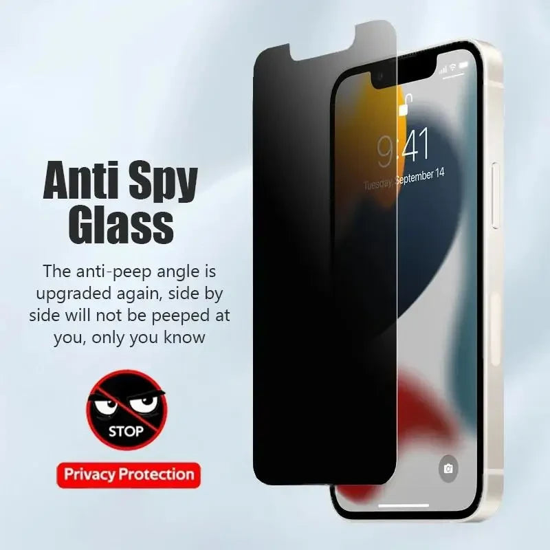 3Pcs Anti Spy iPhone Screen Protector