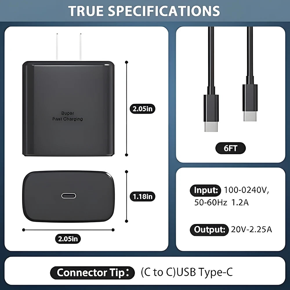 Samsung Galaxy Fast Phone Charger