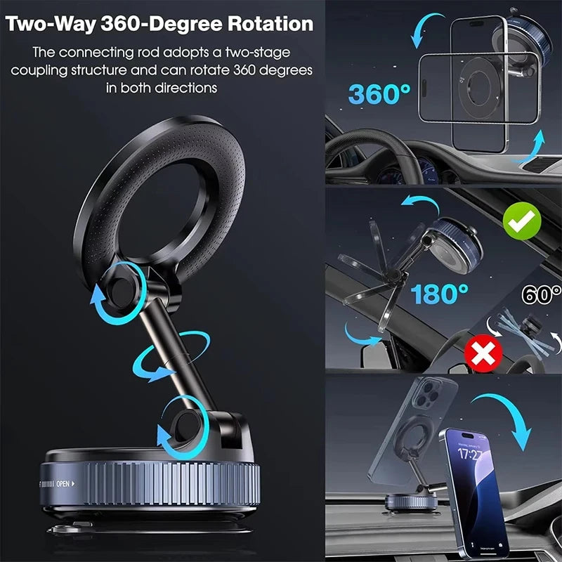 Magnetic Foldable Car Phone Mount